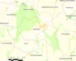 Valençay – Mappa