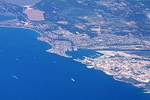 תצלום אווירי של נמל פור-דה-בוק