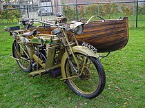 Matchless Type H uit 1920 met een zeer bijzonder zijspan