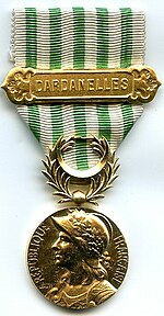 Medaille met de illegale gesp