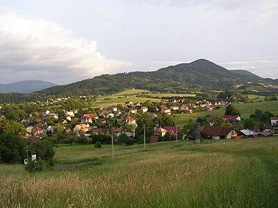 Metylovice et mont Ondřejník (890 m).