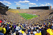 Michigan Stadium on September 17, 2011 Michigan Stadium 2011.jpg