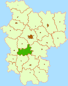 Distretto di Uzda – Localizzazione