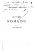 HISTOIRE ROMAINE ———— TOME PREMIER