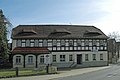 Wohnhaus, Wohnhaus mit Vorbau in Umgebindeform und seitlichem Anbau (Zwiebackfabrik Max Hultsch)