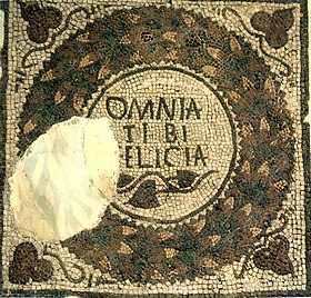 Image illustrative de l’article Mosaïque d'Omnia tibi Felicia