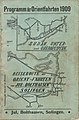 „Programm der Orientfahrten 1909“, mit den Vergnügungsfahrten der Thalia, Fa. Jul. Bolthausen