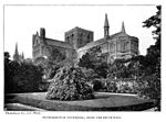 Peterborough Cathedral from the southeast c. 1898. Peterborough Cathedral from the South East - Project Gutenberg eText 13618.jpg