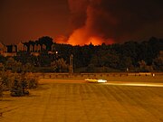 The explosion seen from the Keele Overpass. Credit: Michael Gil