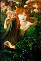 Ar garlantez, gant Dante Gabriel Rossetti (1871-74)