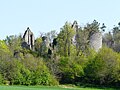 Die Burgruine Château de la Renaudie bei Saint-Front-la-Rivière