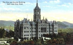 Salt Lake City and County Building circa 1923