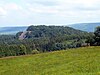 Blick von der Wasserkuppe ostwärts zum Schafstein