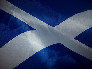 English: Flag of Scotland Gàidhlig: Bratach na...