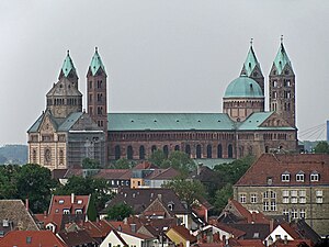 Spirako katedrala (1030-1061), katedral inperiala eta zutik dirauen eraikin erromaniko handiena