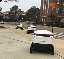 Starship Technologies robots on campus