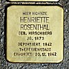 Stolperstein Westendstraße 92 Rosenthal Henriette