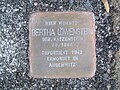 der Stolperstein für Bertha Löwenstein