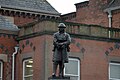 A war memorials outside Sutton town hall