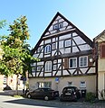 Fachwerkobergeschoss und -giebel Jakobsgasse 29