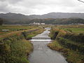 「明田」を流れる竹野川