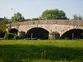 A bridge over the River Severn in Caersws