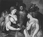 Titian's workshop: Initiation into the Bacchic Mysteries, 16th century