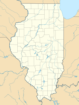 Map showing the location of Wayne Fitzgerrell State Recreation Area