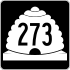 State Route 273 marker