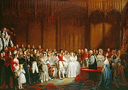 Marriage of Victoria and Albert, 10 February 1840