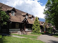 Park zdrojowy, domki szwajcarskie