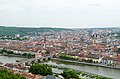 Das Würzburger Altstadtpanorama von der Festung Marienberg gesehen