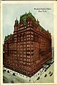 Het Waldorf-Astoria Hotel rond 1915