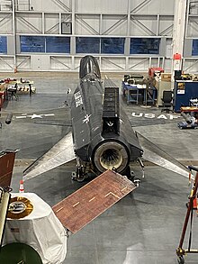 X-15-1 56-6670 in the Mary Baker Engen Restoration Hangar. X-15 at the Mary Baker Engen Restoration Hangar.jpg