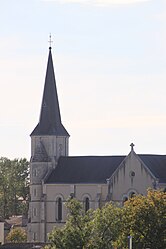 The church in Sainte-Florence