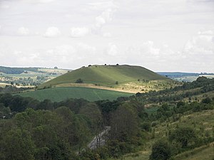 Чортова Гора (вигляд із заходу)