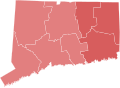 Results for the 1862 Connecticut gubernatorial election by county.