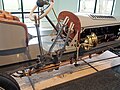 Spyker 60 HP: levers and pedals (detail). Louwman Museum, The Hague, Netherlands