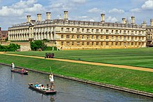 Old Court at Clare College 20130808 Castle End from Kings Bridge.jpg