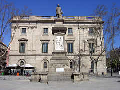 A López y López (1884), de Josep Oriol Mestres y Venancio Vallmitjana, plaza Antonio López.