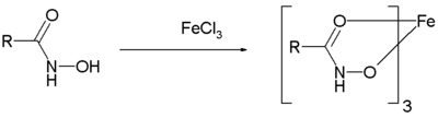 酰基羥胺與鐵離子的配位作用