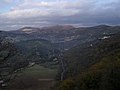 Das Tesciotal (Valle del Tescio) von der Rocca Maggiore in Assisi gesehen