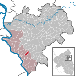 Läget för Auel i Rhein-Lahn-Kreis