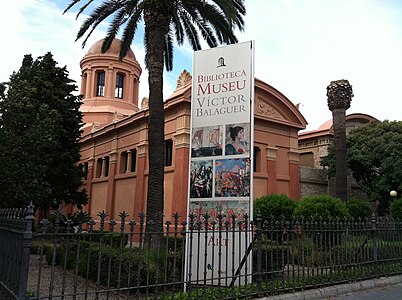 La Biblioteca Museu Víctor Balaguer va penjar la seva pinacoteca a Viquipèdia durant el 2011