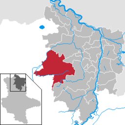 Läget för staden Bismark (Altmark) i Landkreis Stendal