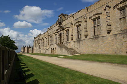 The exterior of the long gallery