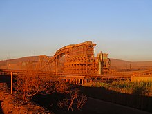 Brockman 4, an iron ore mine in the Pilbara Brockman 4 Process Plant, July 2019 03.jpg