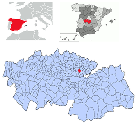 Localisation de Cabañas de la Sagra