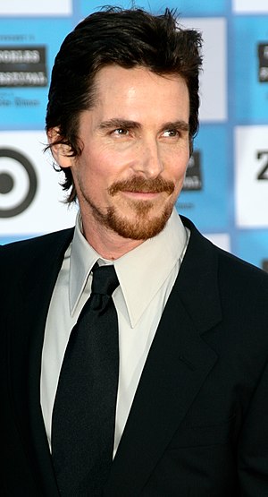 Christian Bale at the red carpet film premiere...