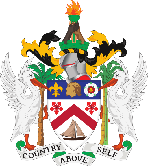 Coat of arms of Saint Kitts and Nevis